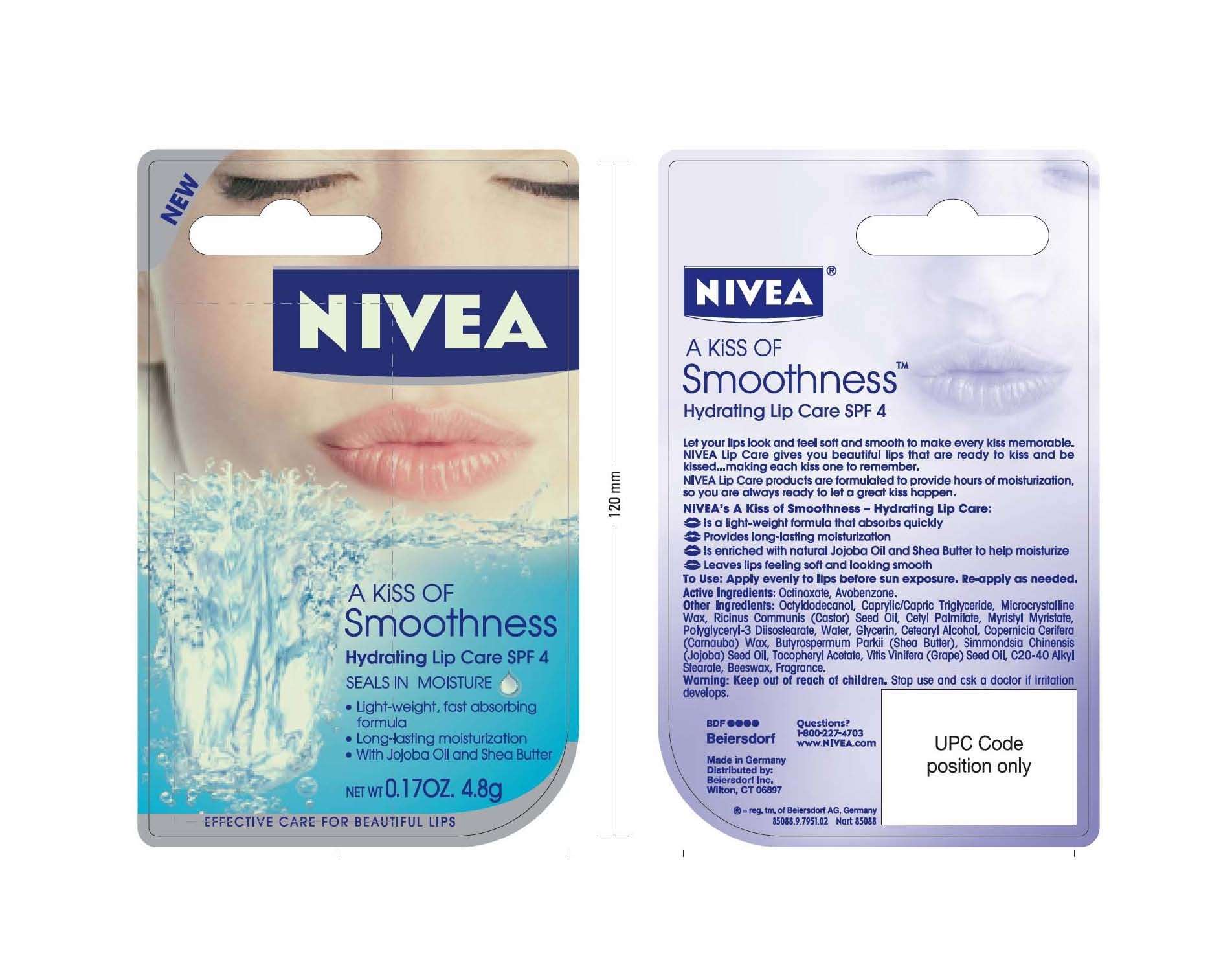 NIVEA A Kiss of Smoothness Hydrating Lip Care